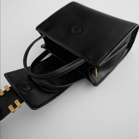 ZARA FLAP CITY BAG - Picture 12 of 12